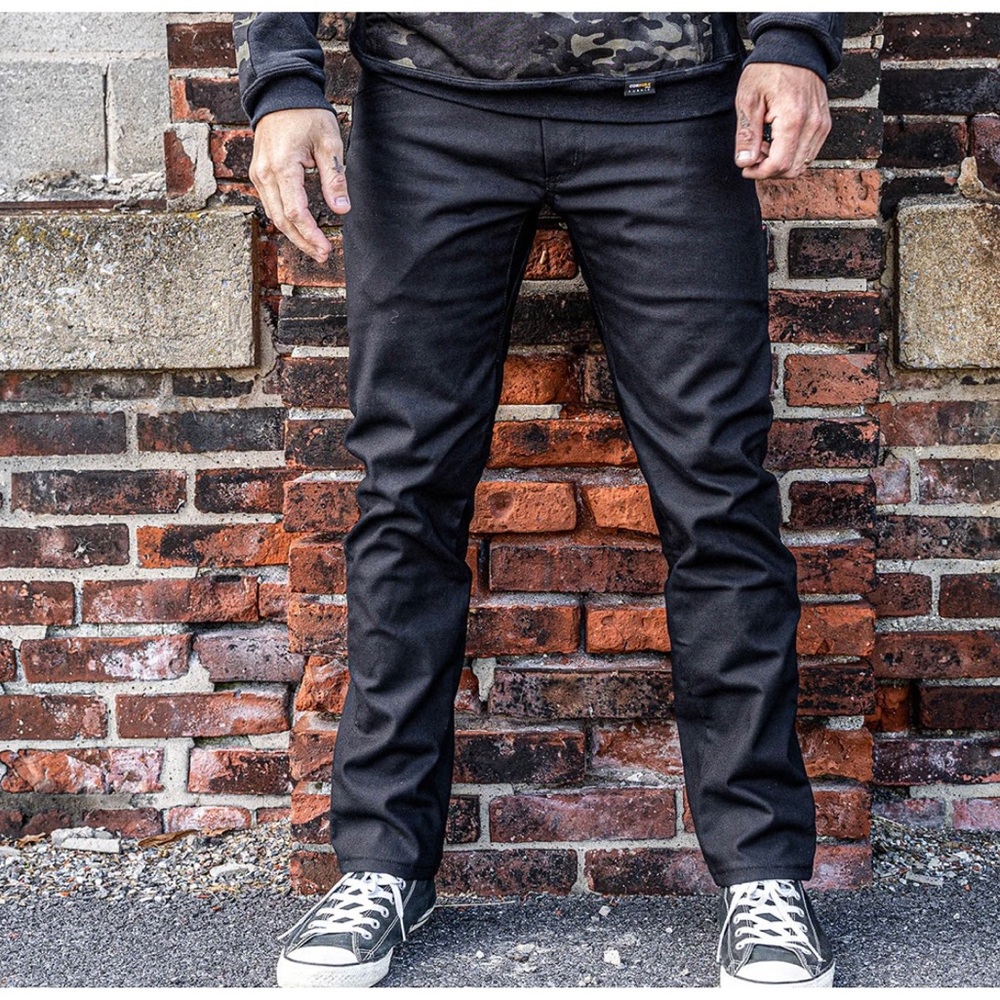 1620 SLIM FIT SINGLE KNEE UTILITY PANT Meteorite black. Size 32x30